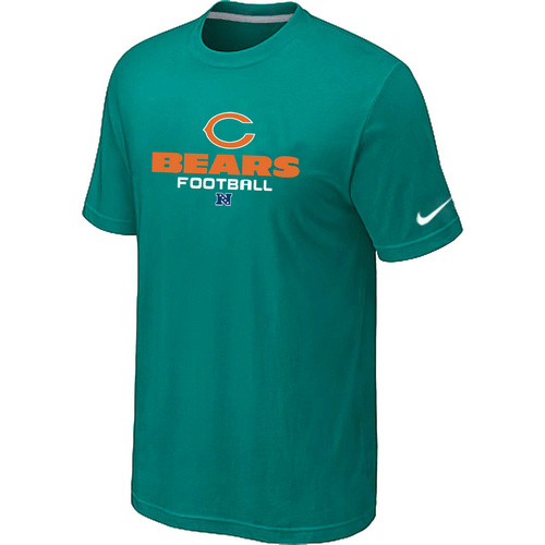 Nike Chicago Bears Women's Critical Victory NFL T-Shirt - Light Grey